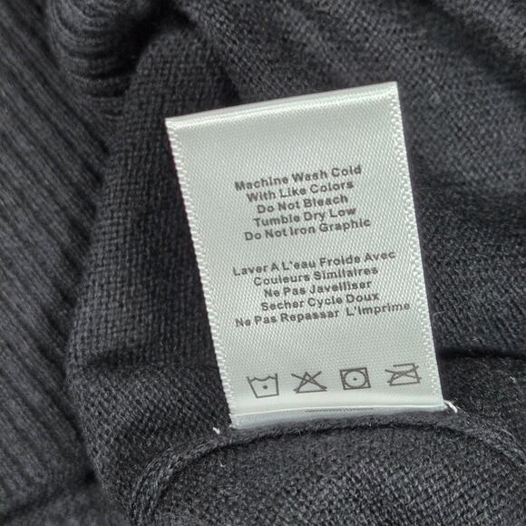 Spiritual Gangster Unisex Yin Yang Parker Sweater Cashmere Blend Vtg Black L NWT - Picture 9 of 13